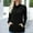 Black, variant on Women's Solid Color Long Sleeve Turtleneck Sweater Top Pocket Knit Sweater Turtleneck Sweater On Seasonal Wine 10(XL)