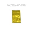 thumbnail image 3 of 100 Pieces Foil Pack Bag Home Leakproof Sealing Cosmetic Powder Package Bags Wrapping Accessory Holding Pouch Golden 14x20cm, 3 of 8