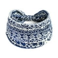 thumbnail image 2 of Clearance! Lisingtool Headbands for Women Wide Elastic Headband Hair Headband Ladies Yoga Hijab Exercise Wicking Headband Elastic Non-Slip Headband Knotted Running Sports Headband H Promotion Sale, 2 of 3