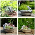 thumbnail image 3 of Log Color Rabbit Flower Pot, Succulent Planter Rabbit Shaped Flowerpot Plant Pot Resin Vase Container, For Home Garden Decorative, 3 of 8