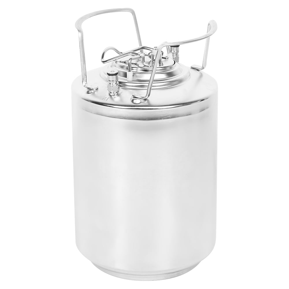 Fyydes Stainless Steel Beer Keg,12L Stainless Steel Beer Beverage