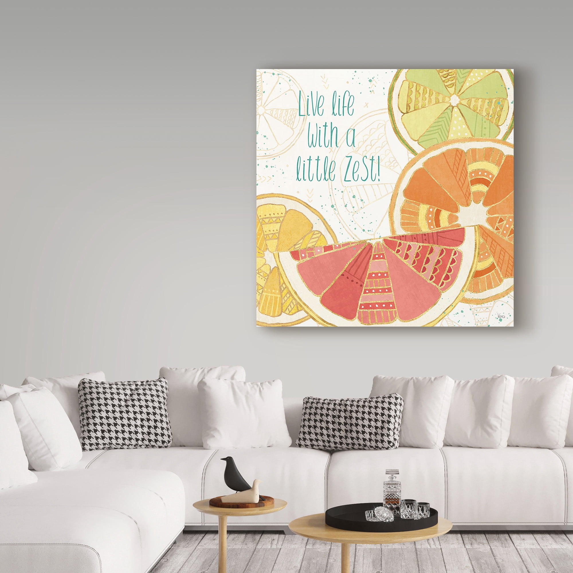 Trademark Fine Art 'Citrus Splash II' Canvas Art by Veronique Charron