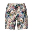 thumbnail image 4 of Lsque Mens Swim Trunks Colorful Flowers Pattern - Bathing Suit Compression Liner - Beach Swim Shorts Swimwear - (S-3XL) - Stretch Quick Dry -, 4 of 9