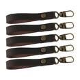 thumbnail image 2 of 5 x Zipper Handles Zipper Pull Ends Faux Leather Zipper Pulls Zipper Repair s Coffee Bronze, 2 of 9