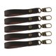 thumbnail image 2 of Kits de reparación de cremalleras de 5 piezas de cuero PU para bolsos, mochilas, chaquetas y abrigos DIY Café Bronce Yuyangstore Pestaña para tirar de la cremallera, 2 of 8