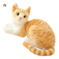 thumbnail image 2 of Flmtop Coussin en Peluche Design Chat Simulation Coussin Animal Décoration Canapé Jouet pour Enfants, 2 of 8