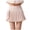 Pink, variant on Womens Skirt Pleated Skirt School Uniform Skirt Mini Skirt Pleated Cheer Skirt Sky Blue,S