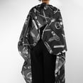 thumbnail image 3 of Unique Bargains Hair Cut Hairdressing Waterproof Professional Barber Gown 160x140cm Black, 3 of 7