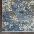 thumbnail image 4 of Nourison Rustic Textures Abstract Grey/Blue 3'11" x 5'11" Area Rug, (4x6), 4 of 8
