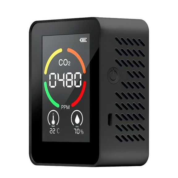 GJX 3 in 1 Carbon Dioxide Air Quality Monitor Humidity Air Analyzer for CO2 Digital CO2 Meter for Home Office