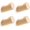 Natural, variant on Wood Wall Hooks for Hanging, 4 Pack Hat Hook for Walls, Coat Hook Wall Mount, Backpack Hooks for Walls, Bathroom Towel Hanger (Natural)