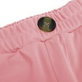 thumbnail image 7 of Pink Baby Children Boy Girl Brunch Trousers Pants Shorts for Kid Spandex Pregnancy Straight Leg Elastic Waist Plain Summer Fall 2025 Clothing 4 Years, 7 of 7