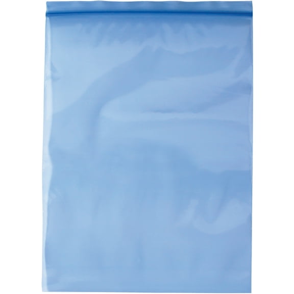 Box Partners VCI Reclosable Poly Bag 4 Mil 10" x 12" Blue 250/Case VCIPB1012R