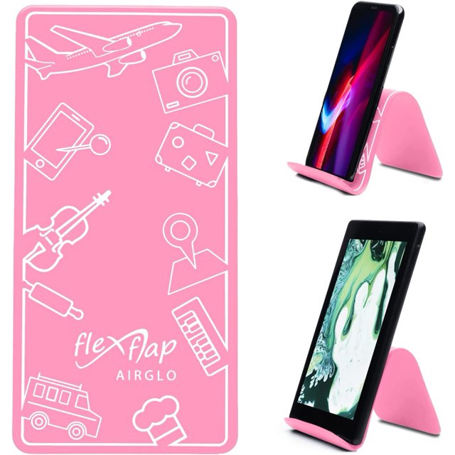 Essentiels de Voyage en Avion pour Voler Support de Téléphone à Rabat Flexible & Support de Tablette Flexible pour Bureau, Lit, Tapis Roulant
