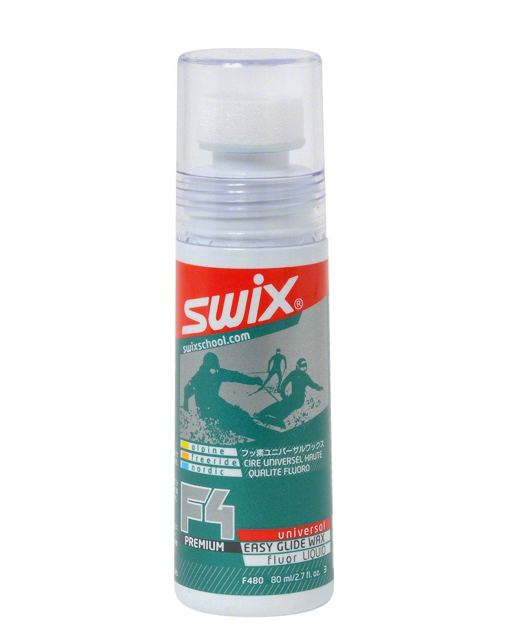 Swix F4 All Temp Fluorinated Wax: Liquid by Swix