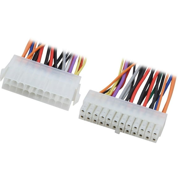 Nippon Labs POW-09206 6" ATX 24 Pin Male to 20 Pin Female Power Supply Extension Cable