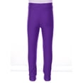 thumbnail image 6 of YONGHS Girls Active Ballet Dance Skinny Pants Workout Yoga Leggings Full Length Tight Trousers Purple 14, 6 of 7
