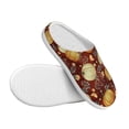 thumbnail image 3 of Kdxio Pumpkin Leaf Daisy Women's Men's Slippers Plush Slip-On House Slipper for Winter Indoor Soft Cushion Non-slip Fluffy Slides Slippers-46/47, 3 of 7