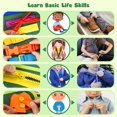 thumbnail image 4 of Juguete Montessori Busy Board Asten para niños de 4 años, color verde, 4 of 7