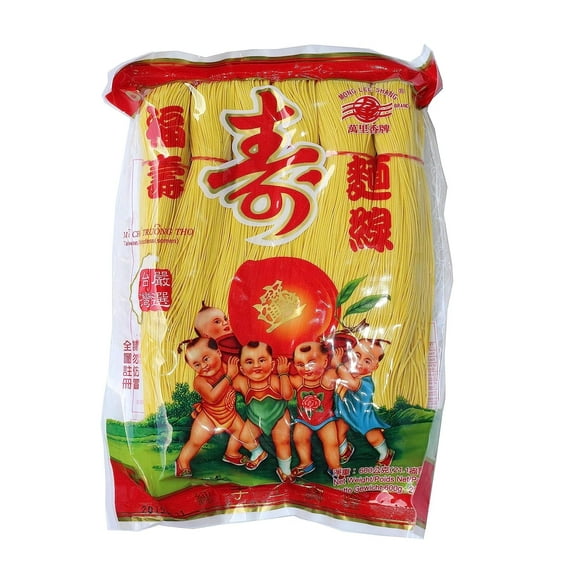 Mong Lee Shang Fresh Somen Noodles, Taiwanese Somen, Ramen Noodles, 21.1 oz - 6 Bundles