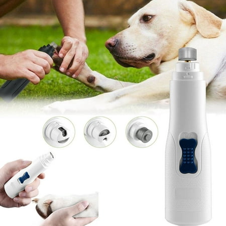 Dog Grooming Trimmer Nail Grinder Clipper Battery Powered Pet Pofessional (Best Dog Nail Grinder)
