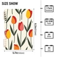 thumbnail image 3 of Cute Tulips Ring Binder Notebook Journey Note Diary College Ruled Spiral Notebook Study Loose Leaf Paper A5 60 Pages, 3 of 8