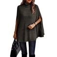 thumbnail image 1 of hirigin Women Sweater, Sleeveless High Neck Knitting Loose Casual Party Street Pullover Tops, S-M-L-XL, 1 of 6