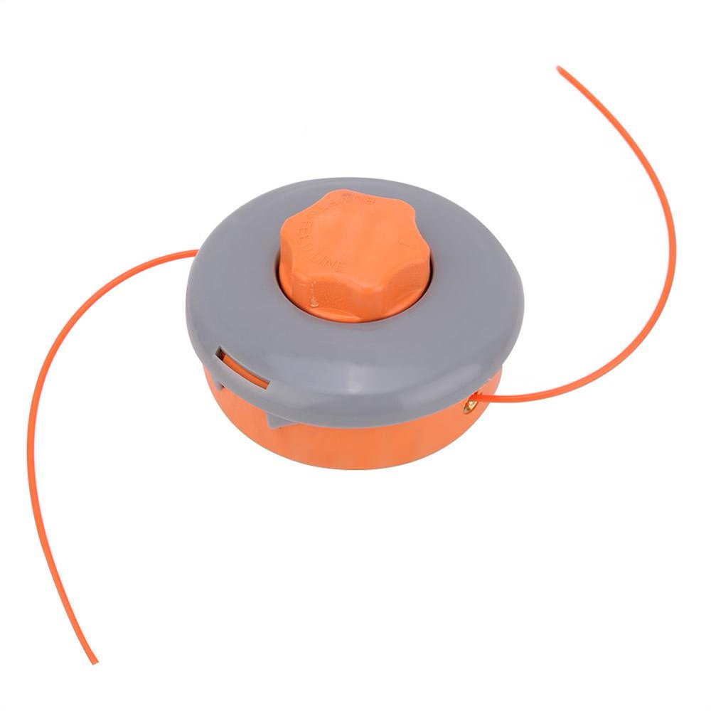 Tebru Brush Cutter Head,Petrol Dual Line Bump Feed Trimmer Head Fit for