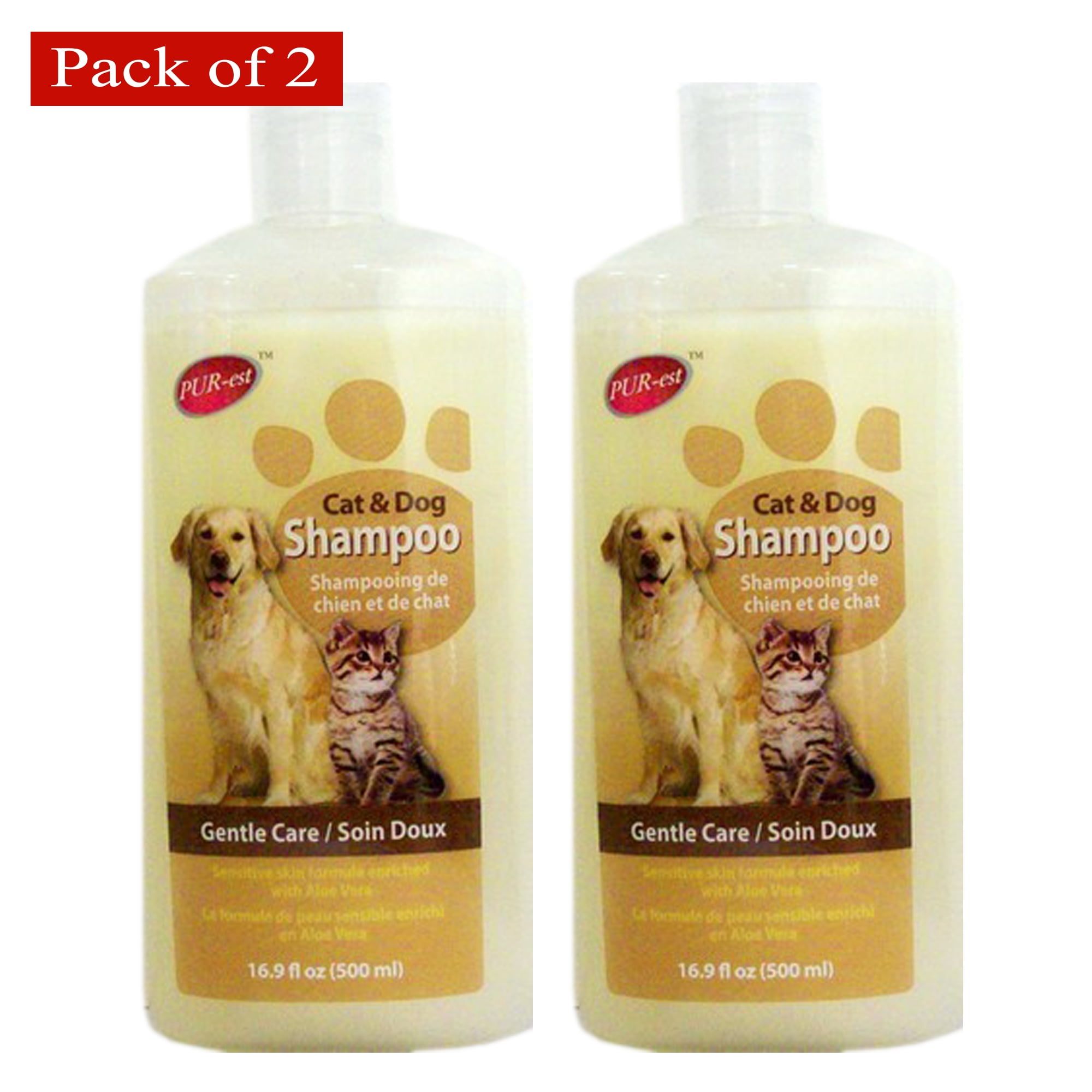 Purest Pet Shampoo For Cat Dog-Gentle Care 500ml (Pack of