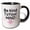 Black/White, variant on 3drose, Motivational Quote of Be Kind to Your Mind, 11oz Two-tone Black Mug