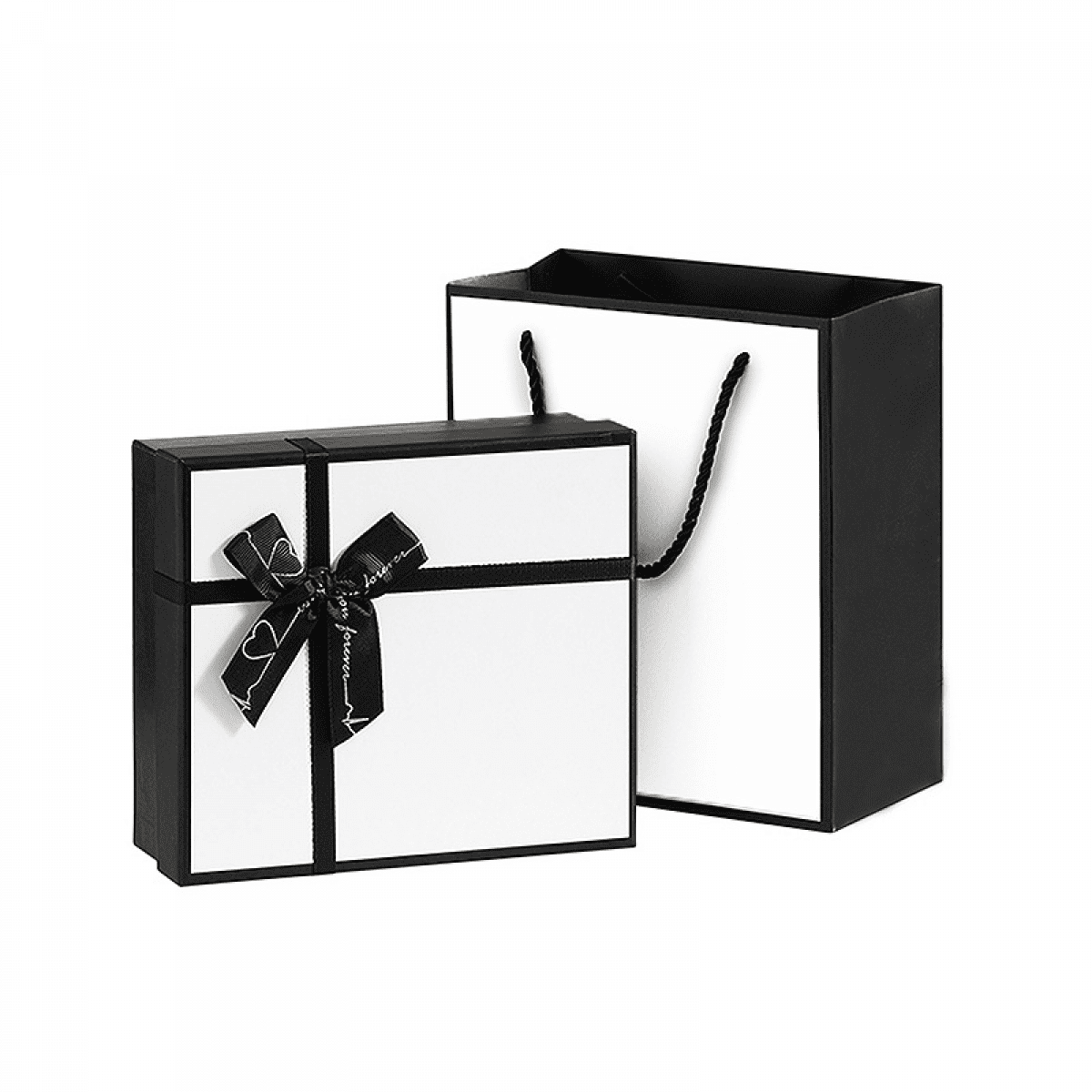 TIMPCV Bow Favor Boxes,Gift Box with Lids, Square Nesting Bow Tie Gift