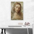 thumbnail image 2 of ARTCANVAS Head Of Christ 1495 Canvas Art Print by Leonardo da Vinci - Size: 26" x 18" (1.50" Deep), 2 of 9
