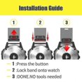 thumbnail image 4 of Replacement Strap For Garmin Fenix 5s Plus 6s Pro, Silicone 20mm Smartwatch Wristband, 4 of 5