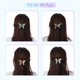 thumbnail image 5 of 4 pinzas para el pelo de mariposa, bonitas pinzas para el pelo de mariposa, para mujeres y niñas, 2.95 x 2.36 x 1.57 pulgadas, negro, blanco, rosa, verde, 5 of 7