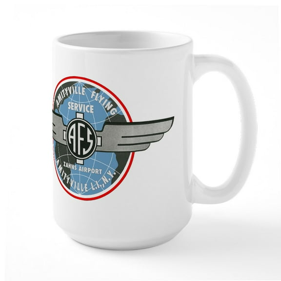 CafePress - Zahns Airport Large Mug - 15 oz Ceramic Large White Nolvety Mug