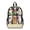 Art Capybara Print, variant on Pink Camo Stars Salamander Clear Backpack with Adjustable Straps with Side Pockets Bookbag, Heavy Duty 17 Inch Transparent Backpack for Work School Travel