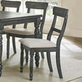 thumbnail image 2 of Progressive Furniture Muse Ladderback Set of 2 Wood Chairs Weathered Pepper, 2 of 9