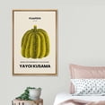 thumbnail image 3 of PixonSign Framed Canvas Print Wall Art Japanese Pumpkin Yayoi Kusama Nature Wilderness Illustrations Fine Art Rustic Scenic Relax/Calm Colorful for Living Room, Bedroom, Office - 16"x24" Natural, 3 of 5