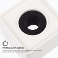 thumbnail image 2 of White ABS Square Frame Interview Microphone Station Logos with Creative Design 2 Pieces, 2 of 8