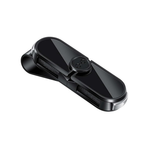 Black Car Sunshade Glasses Clip Car Sunglasses Holder Car Multifunctional Storage Clip 4.53 X 1.30 X 0.71 Inches Plastic Material Black Color