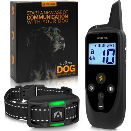 2026 Edition Dog Training Collar, 123 Levels for Reactive or Stubborn Dogs, 1100yd Long-Ran E Waterproof Recharable System with Manual Bark Cool Lar Dogs