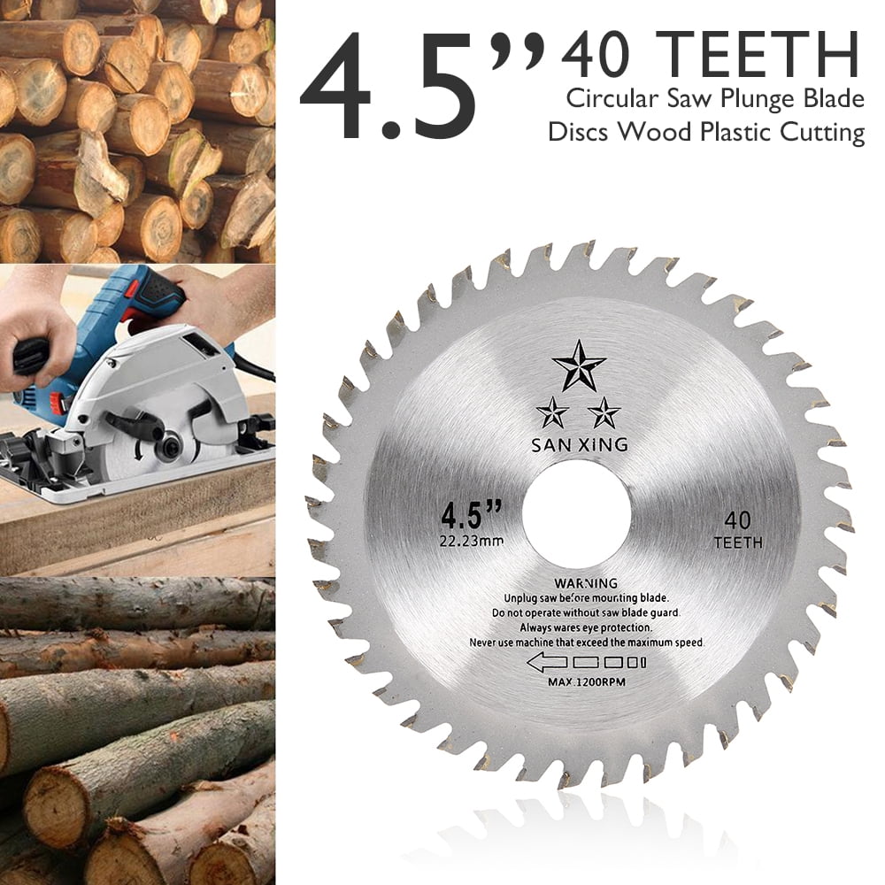165mm 40T 20mm Bore Circular Saw Blade Disc for Wood Metal Cutting Cutter Tool 