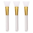thumbnail image 1 of Mini Skater Brand 3 Piezas de Cepillos de Mascarilla Facial de Silicona Aplicador de Mascarilla Facial de Silicona Suave Herramienta de Belleza para Barro Arcilla Carbón DIY Mascarilla Mixta Blanco, 1 of 5
