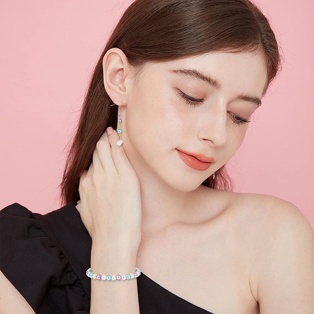 DIY Jewelry Set Making Kits Including Natural Gemstone Chip Beads Glass Seed Beads Iron Findings Zinc Alloy Lobster Claw Clasps Brass Earring Hooks