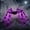 A-Purple, variant on Ayieyill 5ft Giant Light-up Halloween Spider, Scary Hairy Fabric Spider for Indoor Outdoor Yard Haunted House Decor, Orange