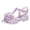 Purple, variant on Children Shoes Thick Soles with Diamond Butterfly Sandals Summer Open Toe Student Dance Princess Shoes,4-4.5 Years