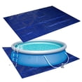 thumbnail image 1 of Swimming Pool Mat Foldable Swimming Pool Mat Cushion Anti Sun Cover 1.5x1.85m, 1 of 1