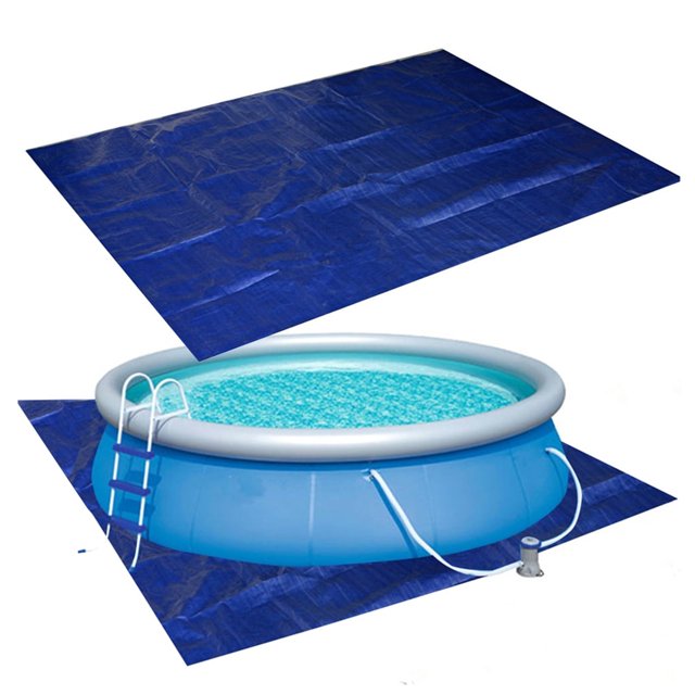 Swimming Pool Mat Foldable Swimming Pool Mat Cushion Anti Sun Cover 1.5x1.85m