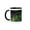 Black/White, variant on 3drose, Aurora Borealis, Northern Lights, Outside Fairbanks, Alaska., 15oz Mug