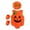 R/598Orange, variant on Vividxx Baby Girls Boys Halloween Sleeveless Pumpkin Romper Bodysuit Hat Socks Halloween Outfits Sets Solid Color Newborn Versatile Dailywear